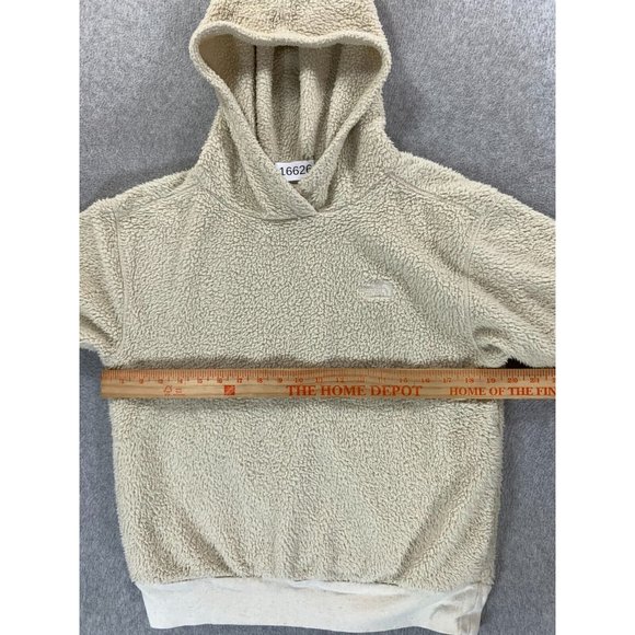 The North Face Sherpa Fleece Hoodie Pullover (Women's Small) Off White - Picture 7 of 13